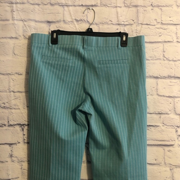 BETABRAND Blue & White Striped Yoga Pull On Trouser Pants Sz XL Long - Picture 4 of 6